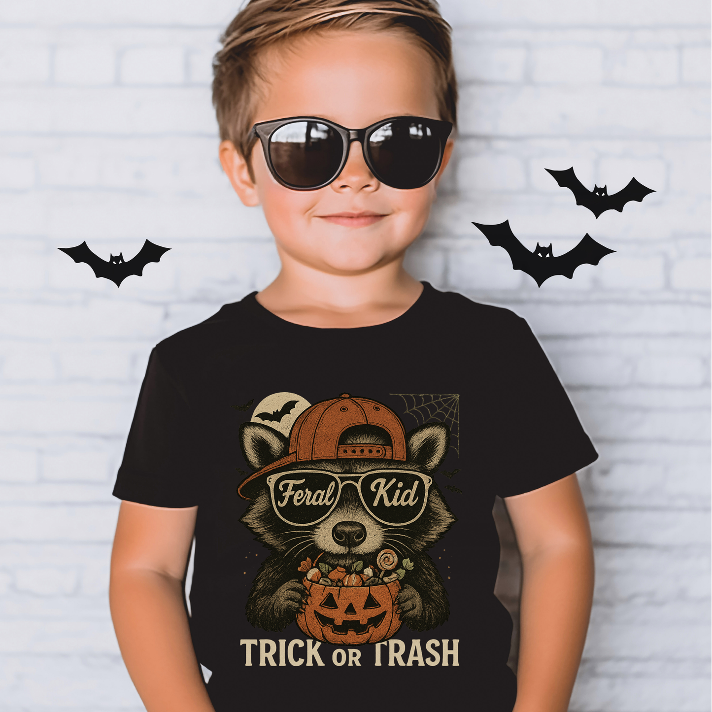 Feral Kid Trick or Trash Tee