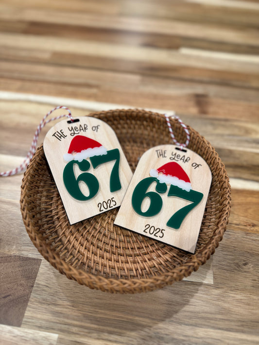 The Year of 67 Christmas Ornament