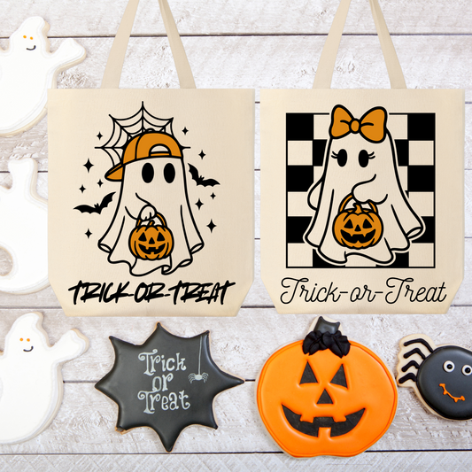 Kids Spooky-Cute Halloween Tote Bag