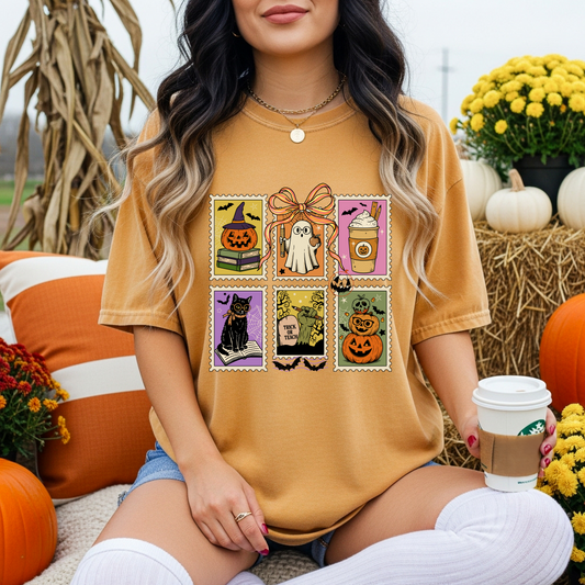 Spooky Stamp Collection Tee